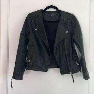 Topshop Faux Leather jacket petite 4